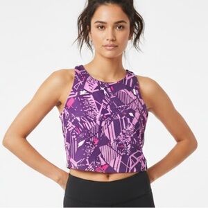 Reebock  Crop Top in Purple and Pink